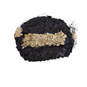 Antique Lucylle Smith Gilbert Black and White Hat